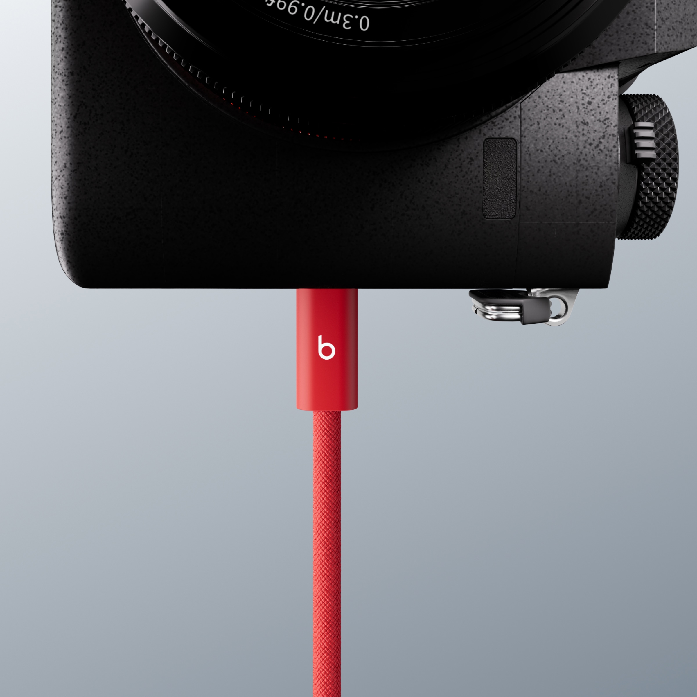 Beats 240W Usb-C To Usb-C Braided Cable (10 Ft) - Rapid Red - Image 3