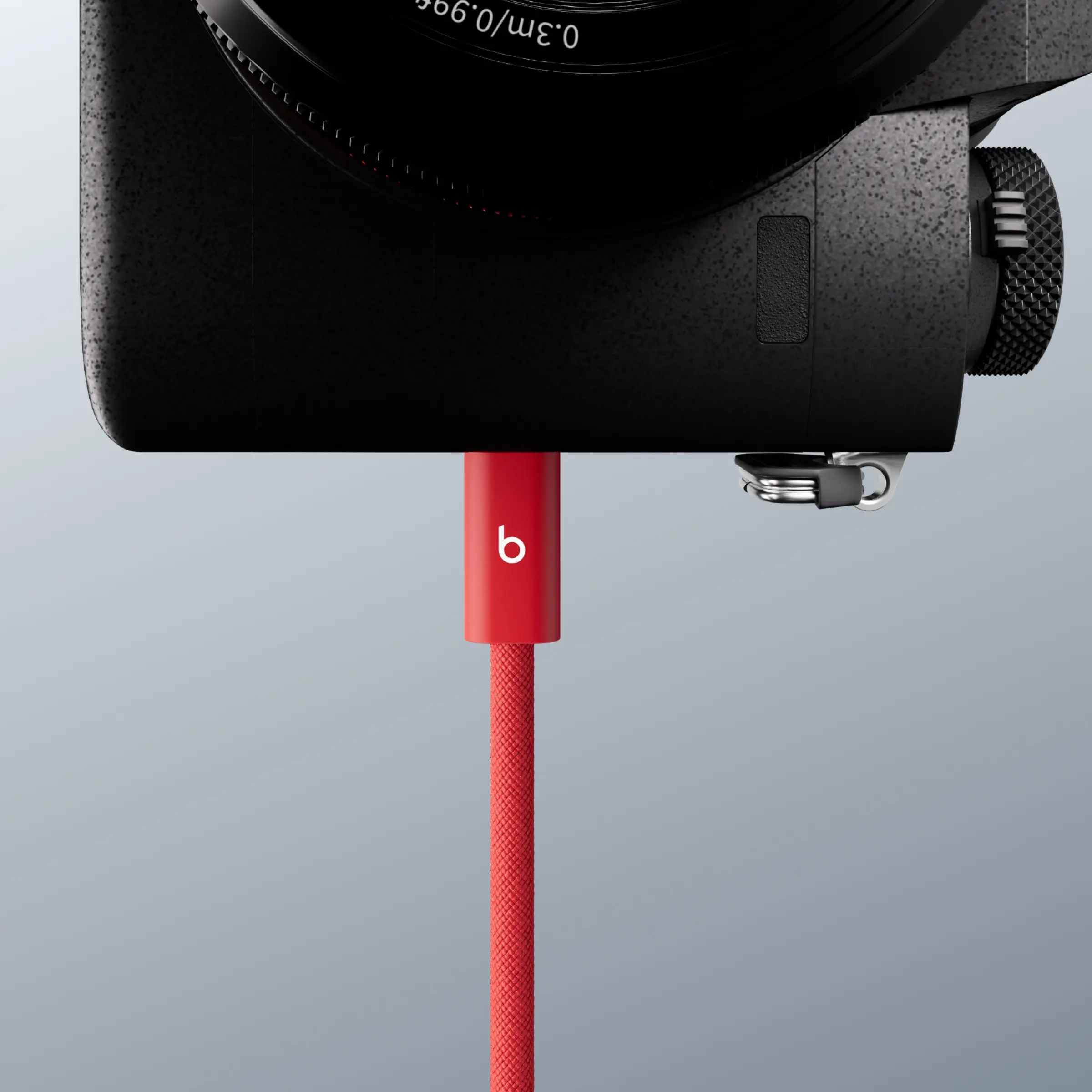 Beats 240W Usb-C To Usb-C Braided Cable (10 Ft) - Rapid Red - Image 3